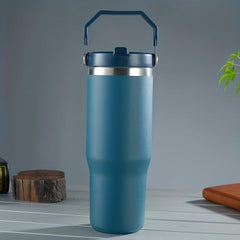 30oz Thermocooler Vacuum Flask Stainless Steel Tumbler for Home Office Car