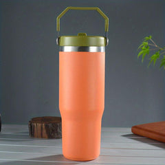 30oz Thermocooler Vacuum Flask Stainless Steel Tumbler for Home Office Car