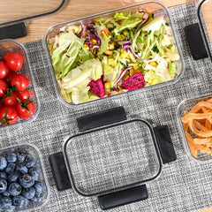 3pcs High Transparent Sealed Fresh keeping Box Set For Food Storage