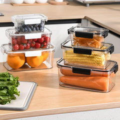 3pcs High Transparent Sealed Fresh keeping Box Set For Food Storage