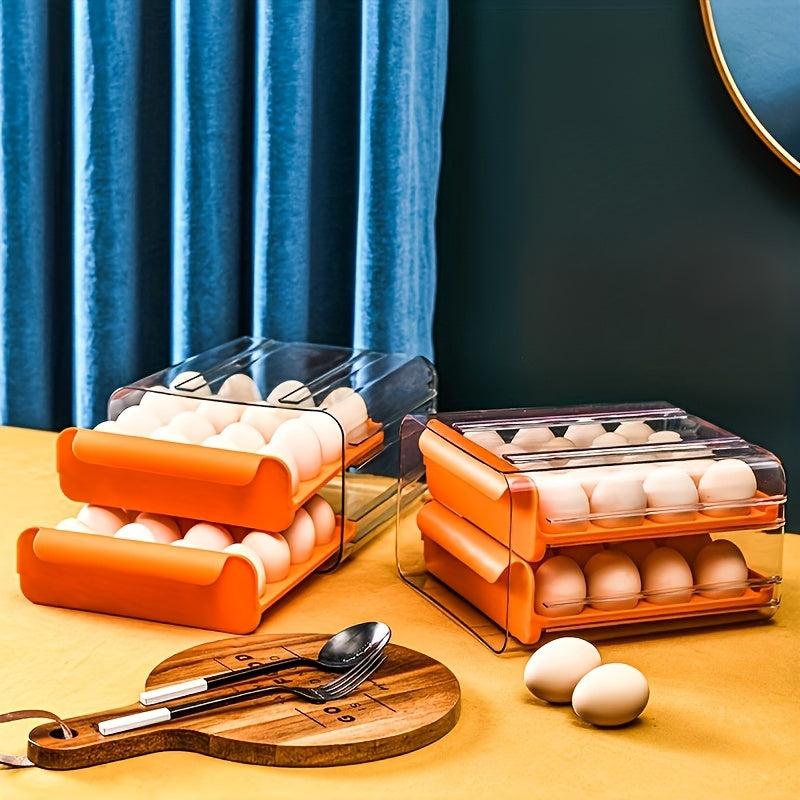 Leak-Proof Egg Storage Box with Lid
