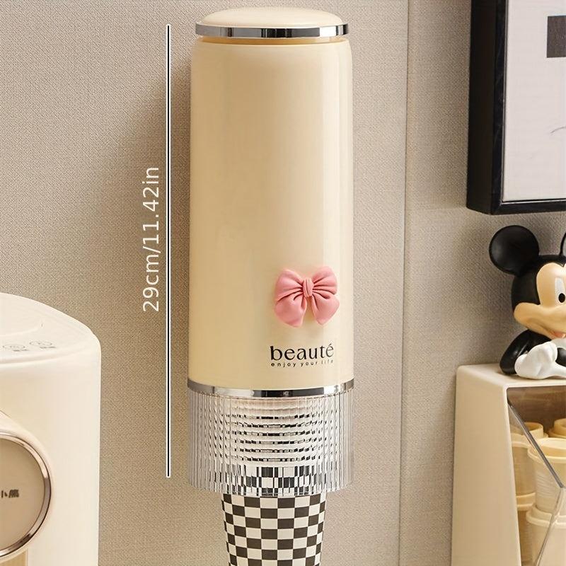 Wall Mounted Cup Holder for Water Dispenser Home Office Gym