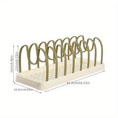 Pot And Pan Organizer Rack For Kitchen Cabinet