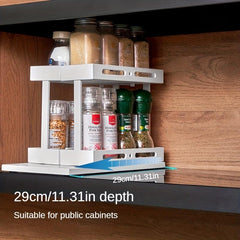 Rotating Cabinet Drawer Organize Kitchen and Under Sink