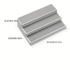 3 Tier Spice Rack Countertop Storage Holder For Seasonings Tea Canned Food