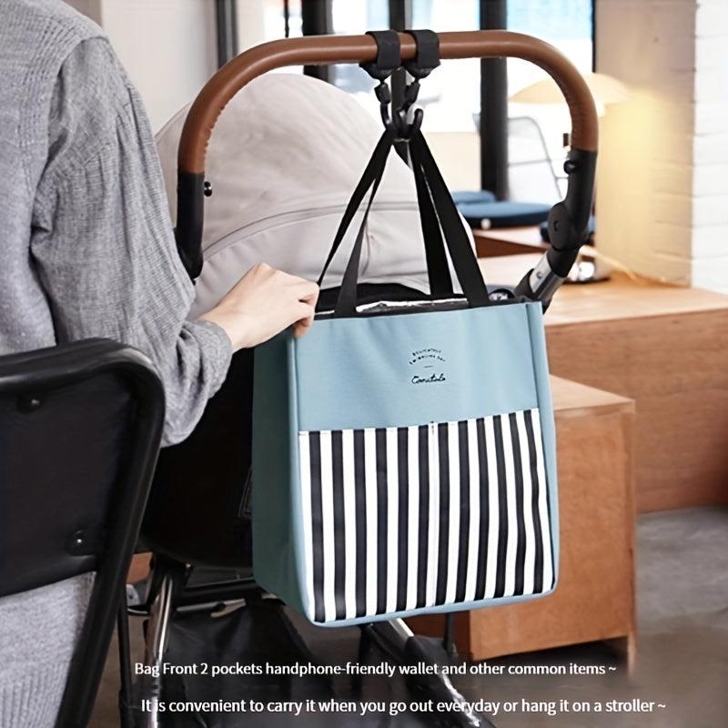 Insulated Lunch Bag Reusable Aluminum Foil Lunch Box Waterproof Leakproof