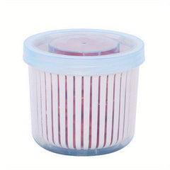 BPA Plastic Food Storage Container with Drainage for Vegetables and Fruits