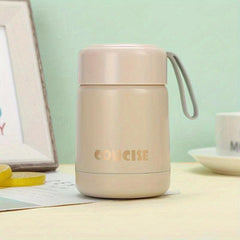 Vacuum Flask With Lanyard Keeps Drinks Hot or Cold for Hours