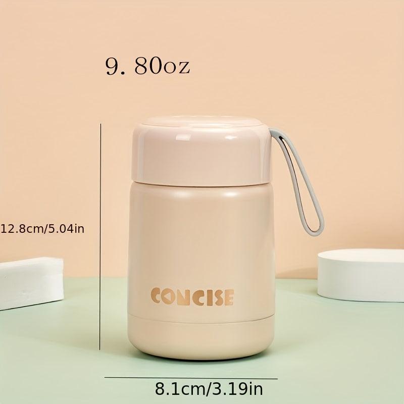 Vacuum Flask With Lanyard Keeps Drinks Hot or Cold for Hours