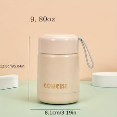 Vacuum Flask With Lanyard Keeps Drinks Hot or Cold for Hours