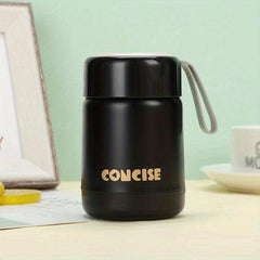 Vacuum Flask With Lanyard Keeps Drinks Hot or Cold for Hours