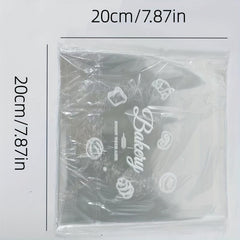 100pcs Clear Toast Sandwich Bread Ziplock Bag Food Packaging Vacuum Sealer Bags