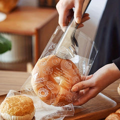 100pcs Clear Toast Sandwich Bread Ziplock Bag Food Packaging Vacuum Sealer Bags