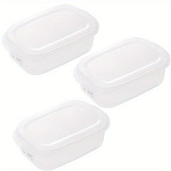 3pcs Portable Ration Lunch Box Sushi Box Crisper Food Storage Containers