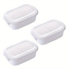 3pcs Portable Ration Lunch Box Sushi Box Crisper Food Storage Containers
