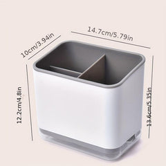 Chopsticks Basket Utensils Storage Rack with Transparent Bottom