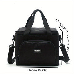 10L Polka Dot Insulated Lunch Bag Waterproof Leakproof Freezable