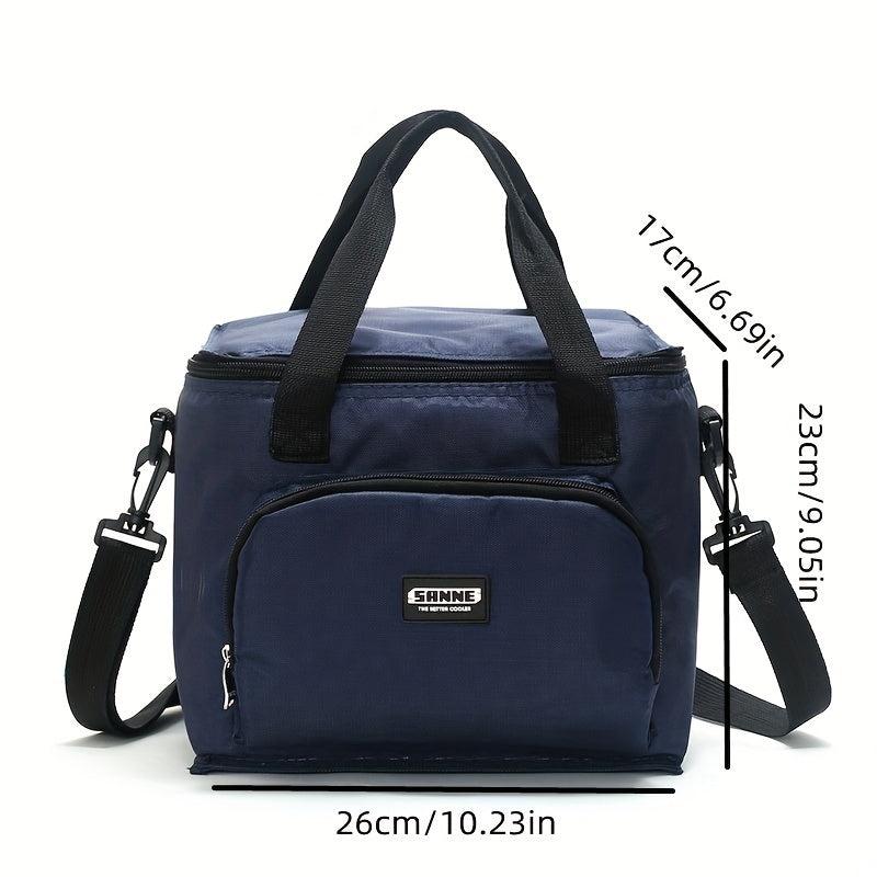 10L Polka Dot Insulated Lunch Bag Waterproof Leakproof Freezable