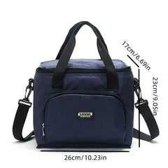 10L Polka Dot Insulated Lunch Bag Waterproof Leakproof Freezable