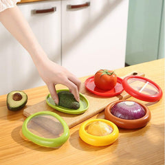 4pcs Avocado Preservation Box Food Storage Container Freshkeeping Covers