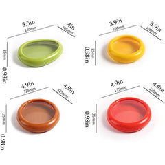 4pcs Avocado Preservation Box Food Storage Container Freshkeeping Covers