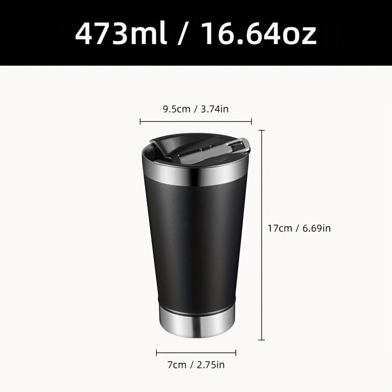 Stainless Steel Thermal Tumbler - Hot & Cold Drinks On-The-Go