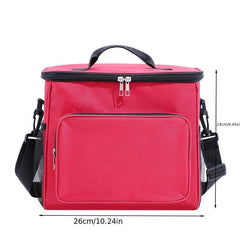 Portable Freshkeeping Insulation Bag Oxford Cloth Handheld Shoulder Bag