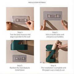 Wall Mounted Paper Cup Holder No More Messy Punches