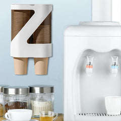 Wall Mounted Paper Cup Holder No More Messy Punches