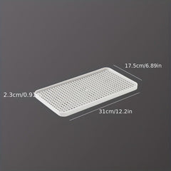 Grey Drain Board for Serving Fruit and Vegetables