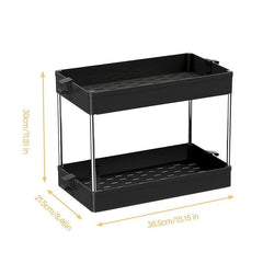 2 Layers Under Sink Shelf Bathroom Storage Rack