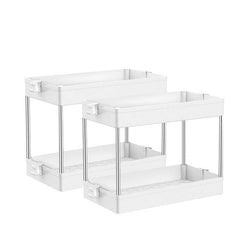 2 Layers Under Sink Shelf Bathroom Storage Rack