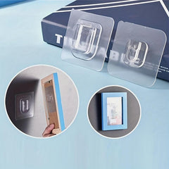 4pcs Plastic Brackets Drilling Towel Clips
