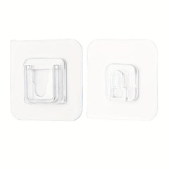 4pcs Plastic Brackets Drilling Towel Clips