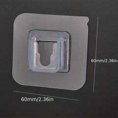 4pcs Plastic Brackets Drilling Towel Clips