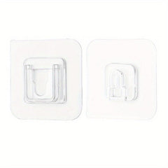 4pcs Plastic Brackets Drilling Towel Clips