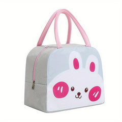 Cartoon Insulated Lunch Bag Reusable Aluminum Foil Lunch Box