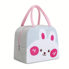 Cartoon Insulated Lunch Bag Reusable Aluminum Foil Lunch Box