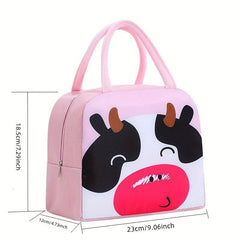 Cartoon Insulated Lunch Bag Reusable Aluminum Foil Lunch Box
