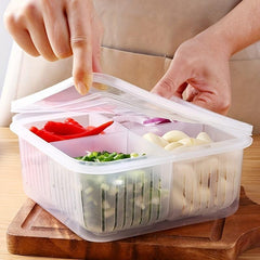 4 in 1 Refrigerator Vegetable Fruits Fresh Keeping Box