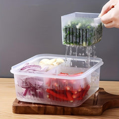 4 in 1 Refrigerator Vegetable Fruits Fresh Keeping Box