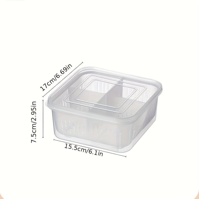 4 in 1 Refrigerator Vegetable Fruits Fresh Keeping Box