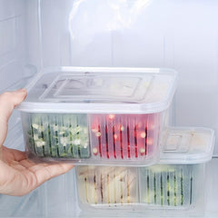 4 in 1 Refrigerator Vegetable Fruits Fresh Keeping Box