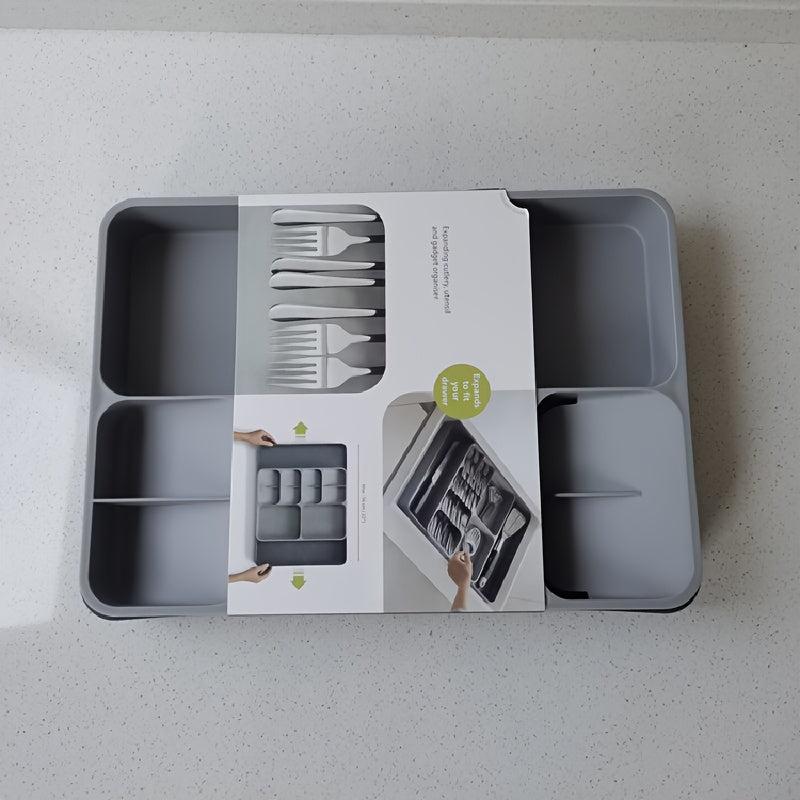 Expandable Silverware Storage Holder Kitchen Drawer Organizer