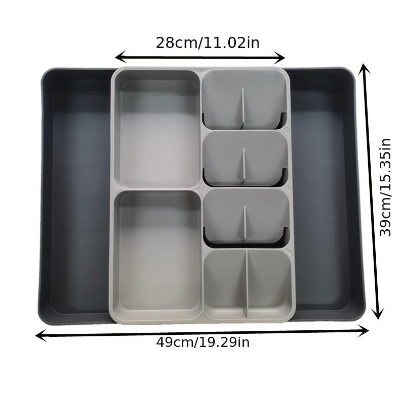 Expandable Silverware Storage Holder Kitchen Drawer Organizer