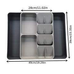 Expandable Silverware Storage Holder Kitchen Drawer Organizer