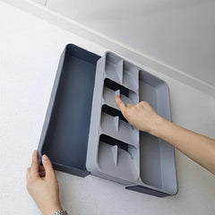 Expandable Silverware Storage Holder Kitchen Drawer Organizer