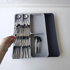 Expandable Silverware Storage Holder Kitchen Drawer Organizer