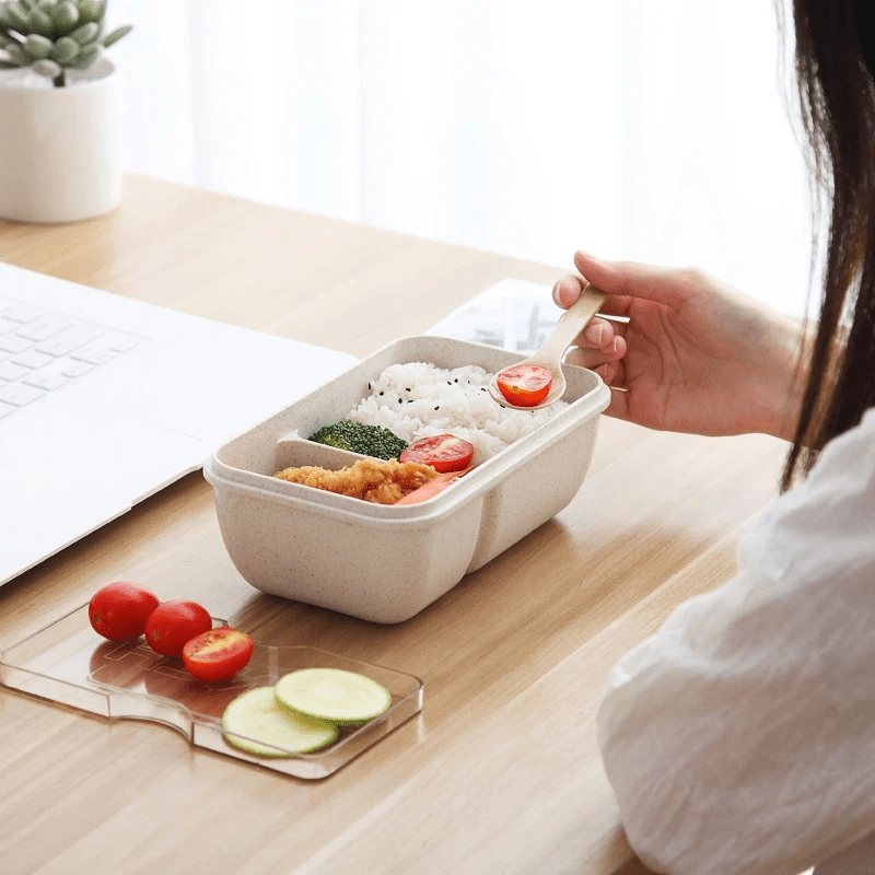Eco Friendly BPA-Free Microwaveable Lunch Box for Teenagers and Workers