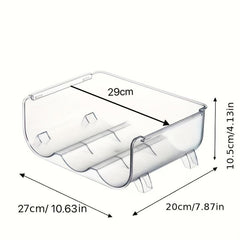 1pc Stackable Water Bottle Storage Rack Organizer Plastic Holder Flat Pot Mug